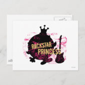 Rockstar Princess Briefkaart (Voorkant / Achterkant)