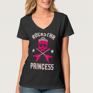 Rockstar Princess Cute Girls Rockers T-shirt