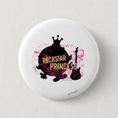 Rockstar Princess Ronde Button 5,7 Cm (Voorkant)