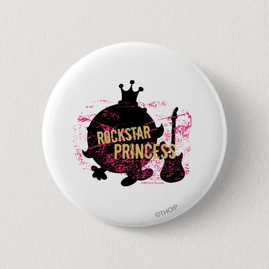 Rockstar Princess Ronde Button 5,7 Cm (Voorkant)