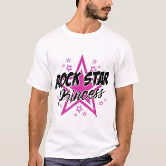Rockstar Princess T-shirt Party Sassy Muziek Meisj