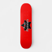 Rockstar Red Skateboard (Voorkant)