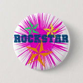 RockStar Ronde Button 5,7 Cm (Voorkant)