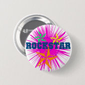 RockStar Ronde Button 5,7 Cm (Voorkant /achterkant)