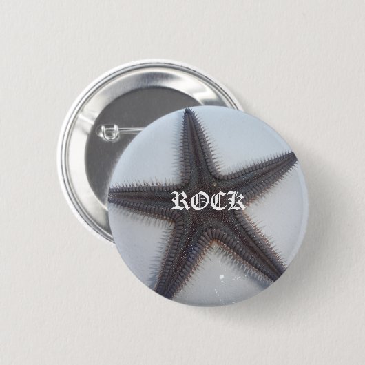 Rockstar Ronde Button 5,7 Cm (Voorkant /achterkant)