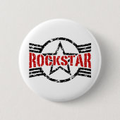 Rockstar Ronde Button 5,7 Cm (Voorkant)