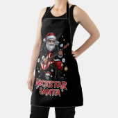 Rockstar Santa Apron Schort (Insitu)