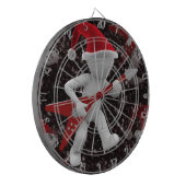 rockstar santa dartbord (Voorkant Links)