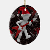 rockstar santa keramisch ornament (Rechts)
