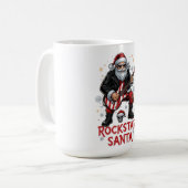 Rockstar Santa Mug Koffiemok (Voorkant links)