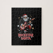 Rockstar Santa Puzzle Legpuzzel (Verticaal)