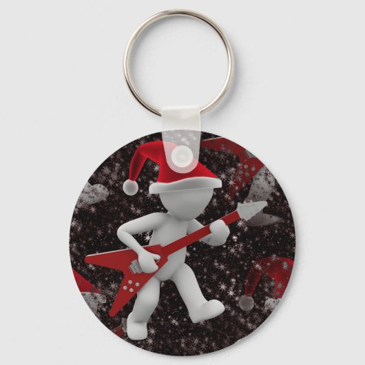 rockstar santa sleutelhanger (Voorkant)