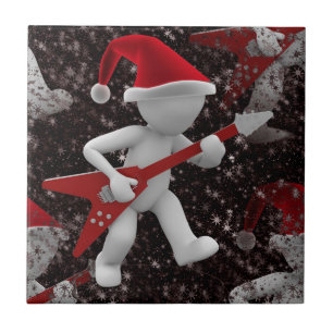 rockstar santa tegeltje