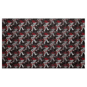 rockstar santa xmas - kerstmis stof (Fat Quarter)