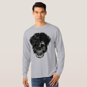 Rockstar Schedel met Wild Haar T-shirt