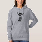 Rockstar Skelet Bruid Squad Grijs Hoodie (Voorkant)