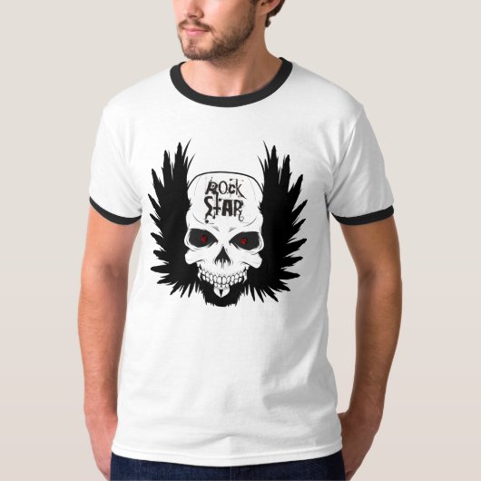 RockStar Skull T-shirt (Voorkant)