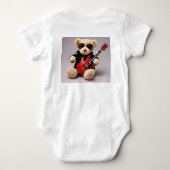 "ROCKSTAR TEDDY" ROMPER (Achterkant)