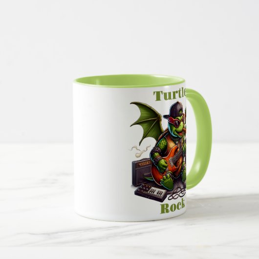 Rockstar Turtles Midnight Jam Session Mok (Voorkant rechts)