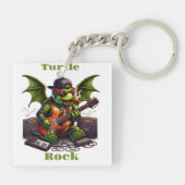 Rockstar Turtles Midnight Jam Session Sleutelhanger (Achterkant)