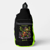Rockstar Turtles Midnight Jam Session Sling Bag (Voorkant)