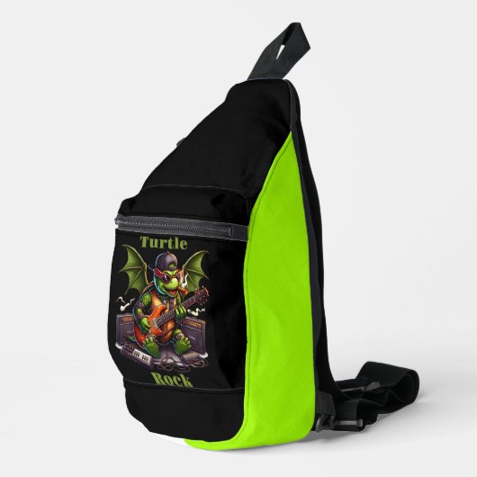 Rockstar Turtles Midnight Jam Session Sling Bag (Rechterhoek)