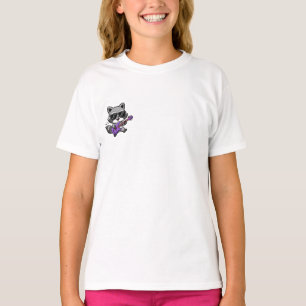 Rockstar Wasbeer Gitaar Kinderen T-shirt