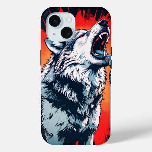 Rockstar Wolfie Case-Mate iPhone Case (Achterkant)