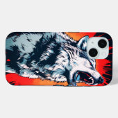 Rockstar Wolfie Case-Mate iPhone Case (Achterkant (horizontaal))