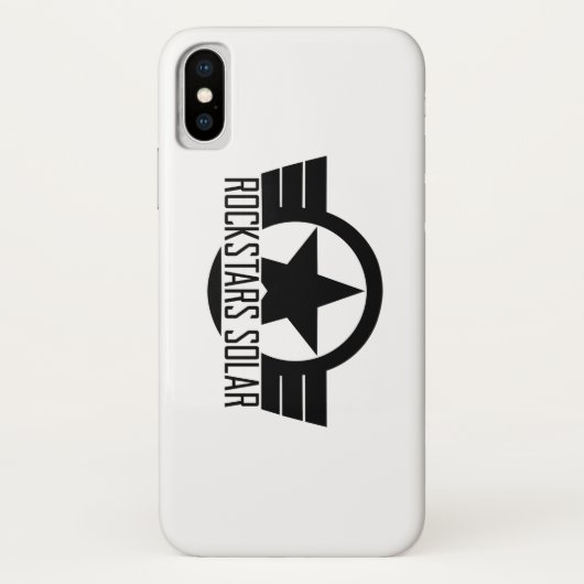 Rockstars Solar Iphone X Hoesje (Achterkant)