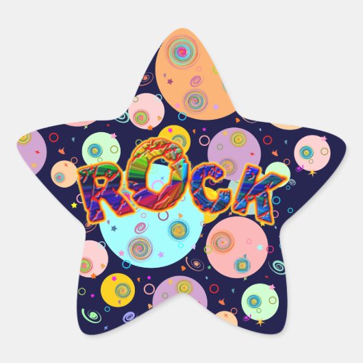 Rockstars Ster Sticker (Voorkant)