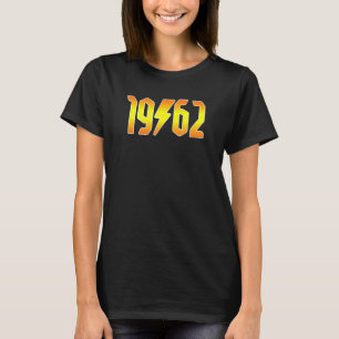 Rockstars zijn geboren in 1962 Birthday Rock N Rol T-shirt