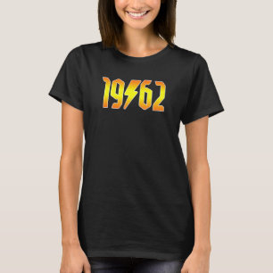 Rockstars zijn geboren in 1962 Birthday Rock N Rol T-shirt