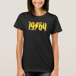 Rockstars zijn geboren in 1964 Birthday Rock N Rol T-shirt