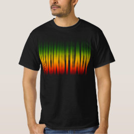 Rocksteady Blurred Effect Typografie Rasta Reggae T-shirt