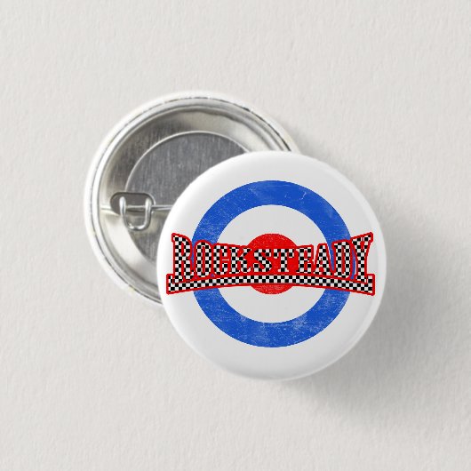 Rocksteady Check Mod Button (Voorkant /achterkant)