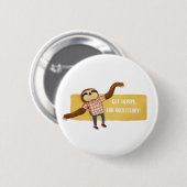 Rocksteady-sleuf Ronde Button 5,7 Cm (Voorkant /achterkant)