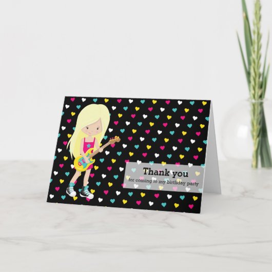 Rockster Dank je Bedankkaart (Voorkant)