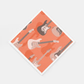  rockster gitarist Sinaasappel verjaardagsfeestje Servet (Hoek)