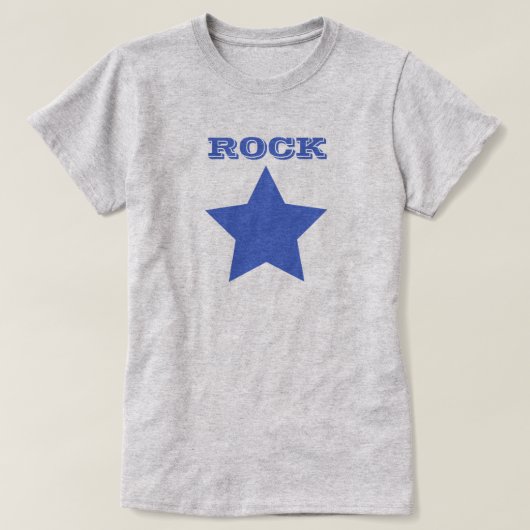 ROCKSTER | Navy Blue Star T-shirt voor dames (Design voorkant)