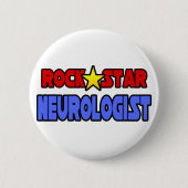 rockster-neuroloog ronde button 5,7 cm (Voorkant)