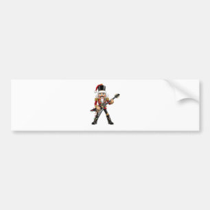 Rockster Notenkraker Speelt Elektrische Gitaar Ker Bumpersticker