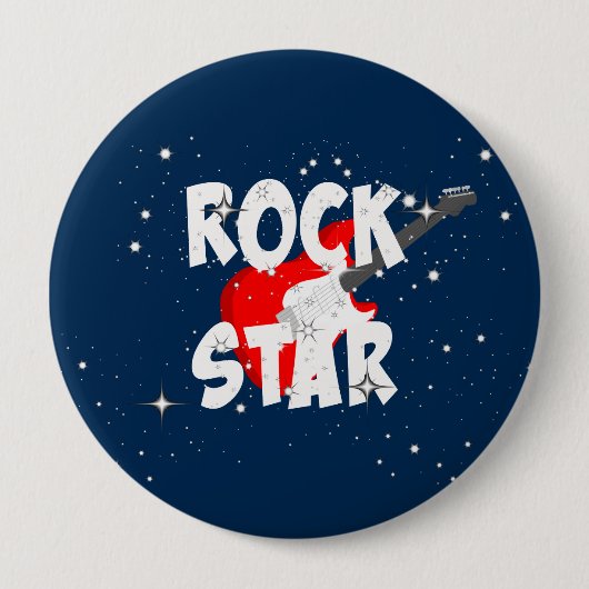"Rockster" Ronde Button 4,0 Cm (Voorkant)