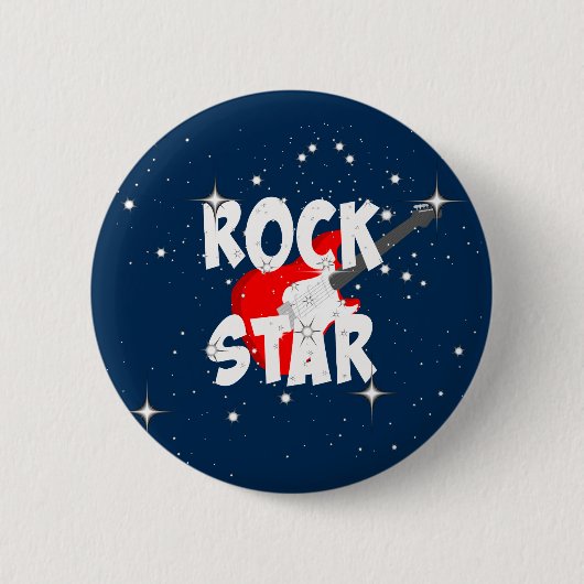 "Rockster" Ronde Button 5,7 Cm (Voorkant)