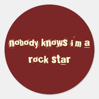rockster sticker rood