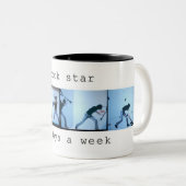 rockster tweekleurige koffiemok (Voorkant rechts)