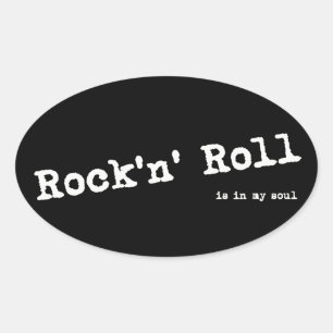 Rockstijl Ovale Sticker