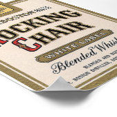 Rockstoel Blended Whiskey  Hoesje AD Poster (Hoek)