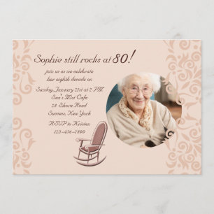 Rockstoel Fotouitnodiging Kaart