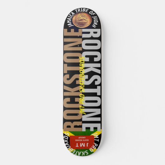 ROCKSTONE 8 1/4" Skateboard Dek (Voorkant)